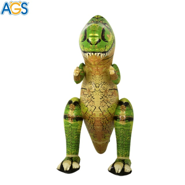 Inflatable dinosaur front