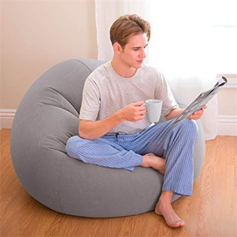 Inflatable plush sofa for aduilt