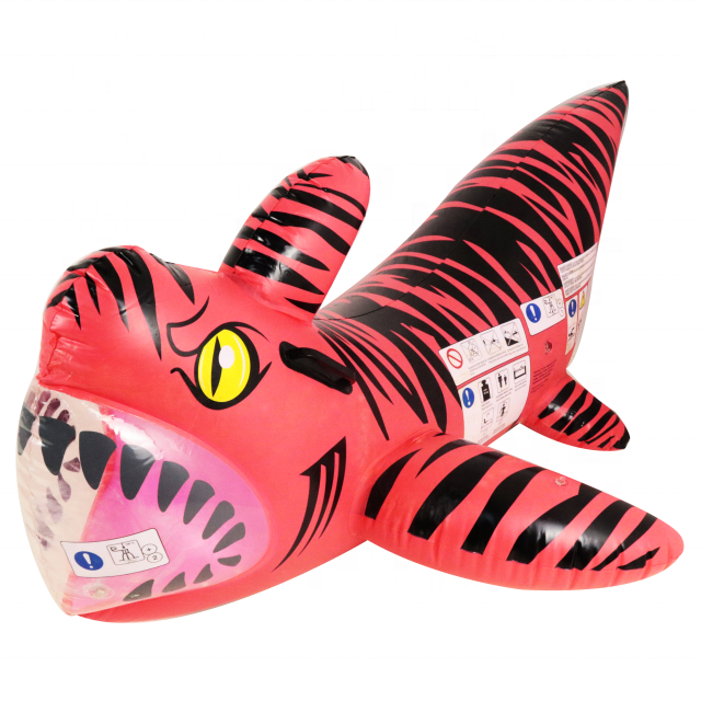 Inflatable shark water toy