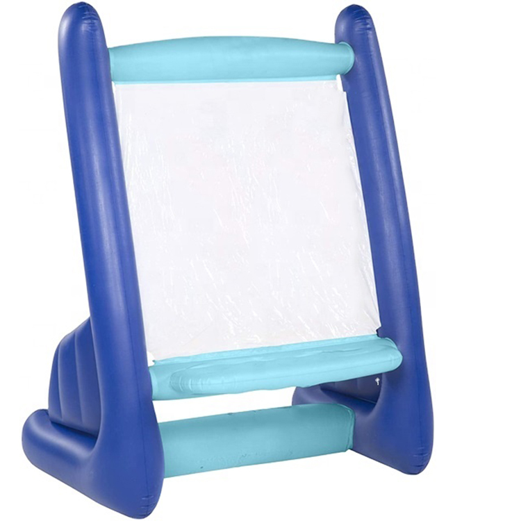 Inflatable upright easel