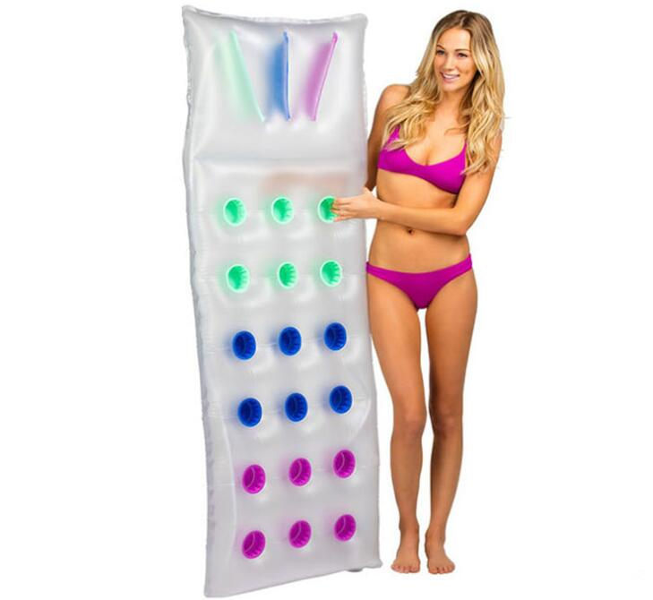 Led cup holder float row
