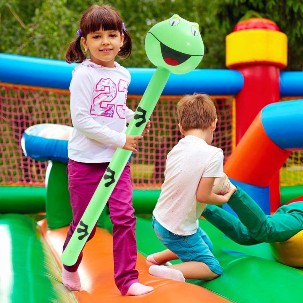 Animal Inflatable Air Stick Blow Bar Noisemaker Party Kids Cheer up Prop