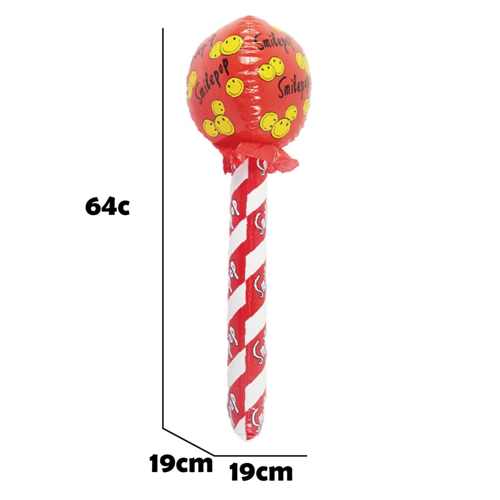 Cartoon Inflatable Lollipop Toy New Year Gift Children Pool Beach Ball Play Toys