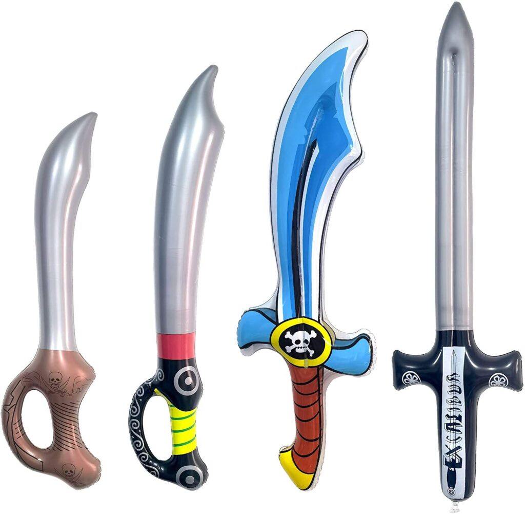 Cheap inflatable sword Pirate knife Cheap inflatable sword Pirate knife