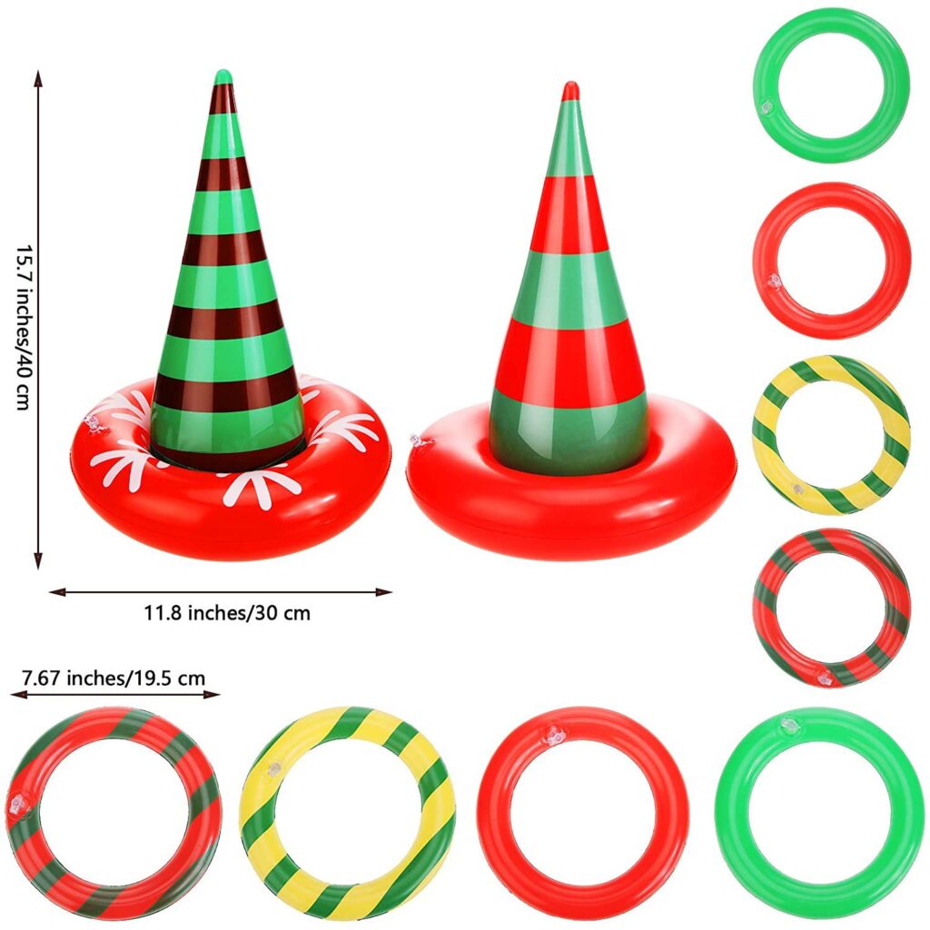 Inflatable Ring Toss Christmas Party Game
