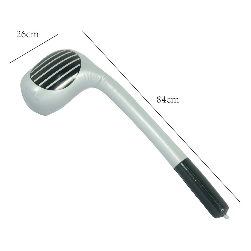 Inflatable golf club stick set fancy dress party