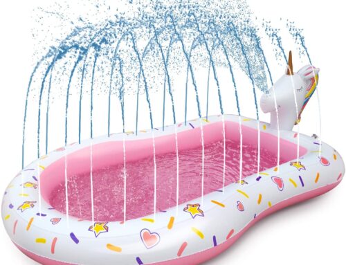 Splash Pad Inflatable Sprinkler Kiddie Pool