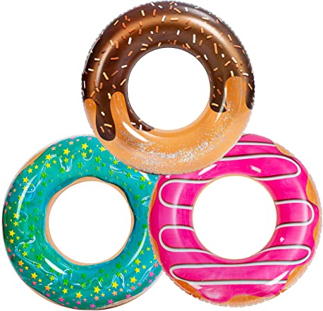 Donut Pool Floats Swimming Rings Inflatable Pool Floats for Kids and Adults Pattern Pool Tube Toys for Summer Beach Party Donut Pool Floats Swimming Rings Inflatable Pool Floats for Kids and Adults Pattern Pool Tube Toys for Summer Beach Party