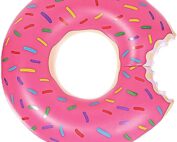 Inflatable Pool Floats for Kids and Adults Donut Pool Floats Swimming Rings Tubes Pattern Pool Toys for Summer Beach Party