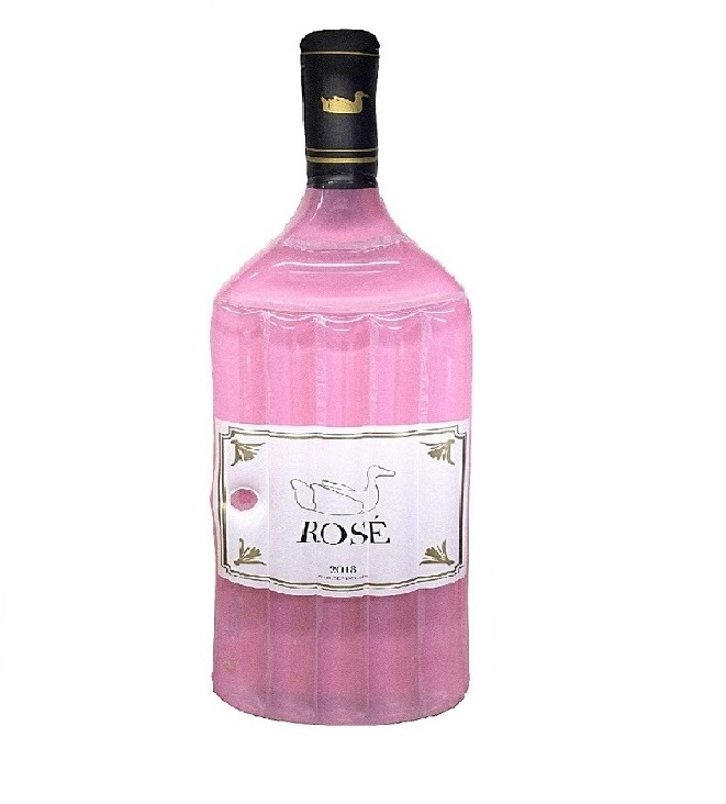 Inflatable Rose Wine Bottle Float
