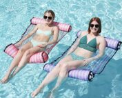 2 Sets 4-in-1 Hammock Inflatable Pool Float