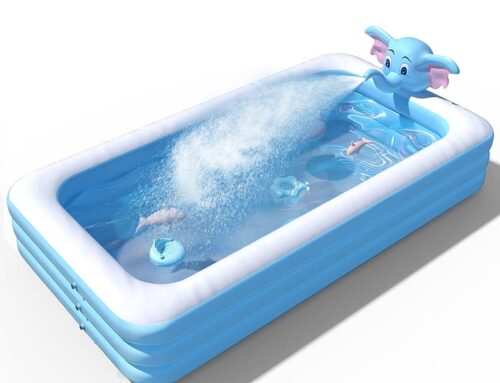 Inflatable Elephant Sprinkler Swimming Pool