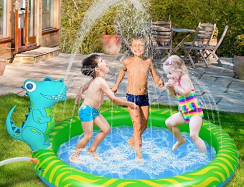Inflatable Dinosaur Splash Mat For Kids
