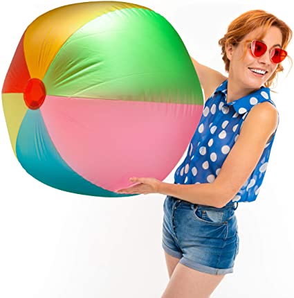 Inflatable balls Colorful Beach Ball children toys floating on the swimming pool water games for summer kids Huge ball Inflatable balls Colorful Beach Ball children toys floating on the swimming pool water games for summer kids Huge ball