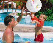 Inflatable Beach Ball 3 Pack,12 Inch 3D Beach Toys for Kids, Swimming Pool Balls Pool Party Toys for Water Games Summer Beach
