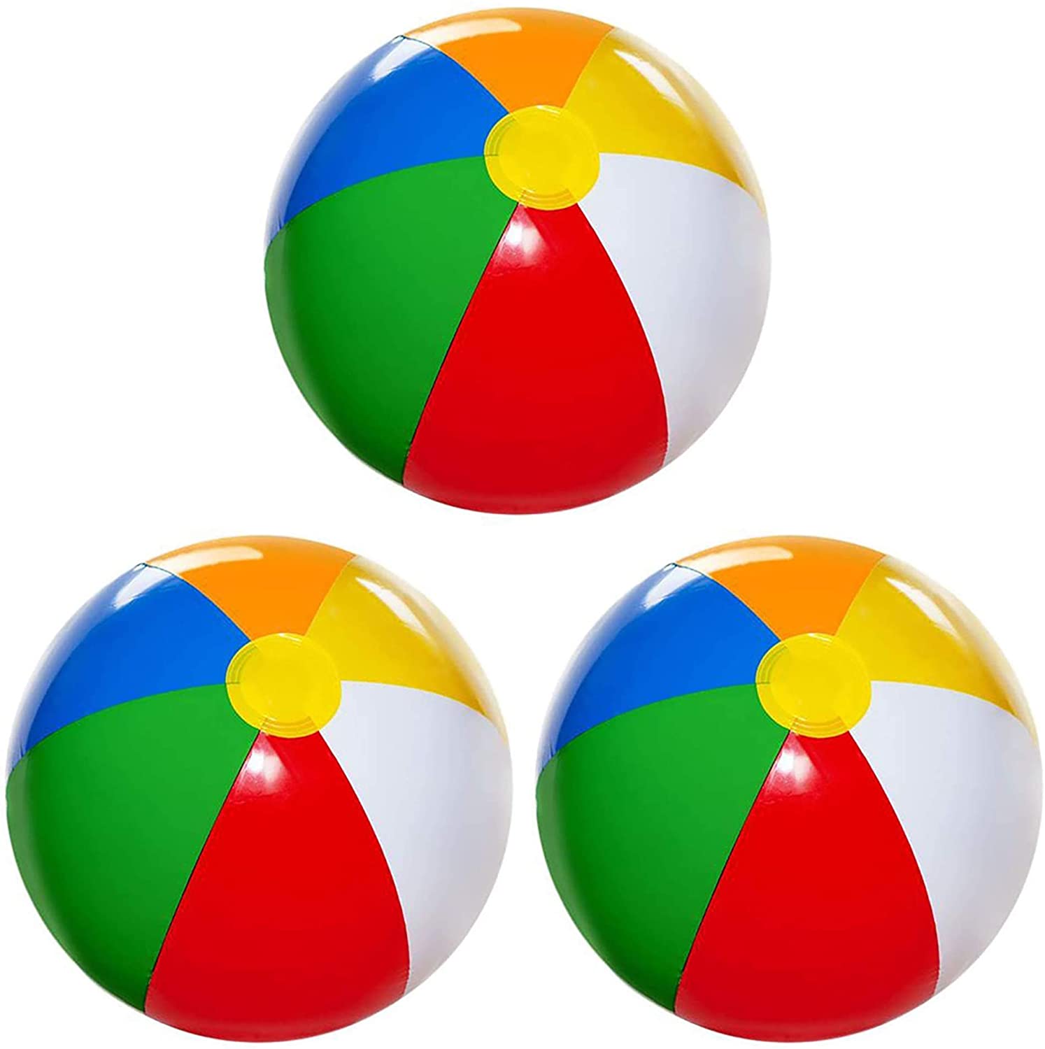 Inflatable Beach Balls for Kids Beach Toys for Kids & Toddlers, Pool Games, Summer Outdoor Activity Classic Rainbow Color Inflatable Beach Balls for Kids Beach Toys for Kids & Toddlers, Pool Games, Summer Outdoor Activity Classic Rainbow Color