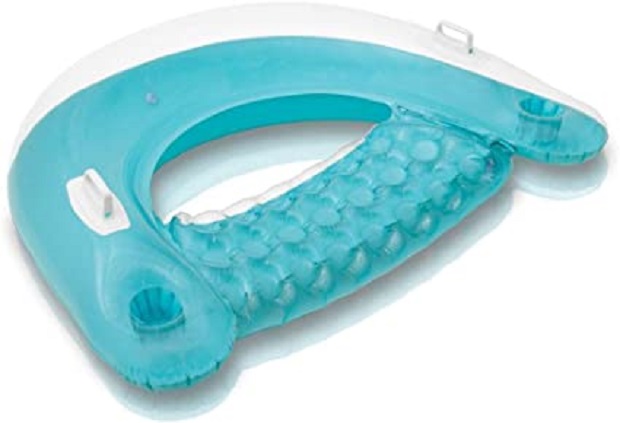 Inflatable Colorful Floating Tube Loungers with Backrest and Cup Holders For Pool Lake And Rivers 4 Packs Inflatable Pool Floats Inflatable Colorful Floating Tube Loungers with Backrest and Cup Holders For Pool Lake And Rivers 4 Packs Inflatable Pool Floats