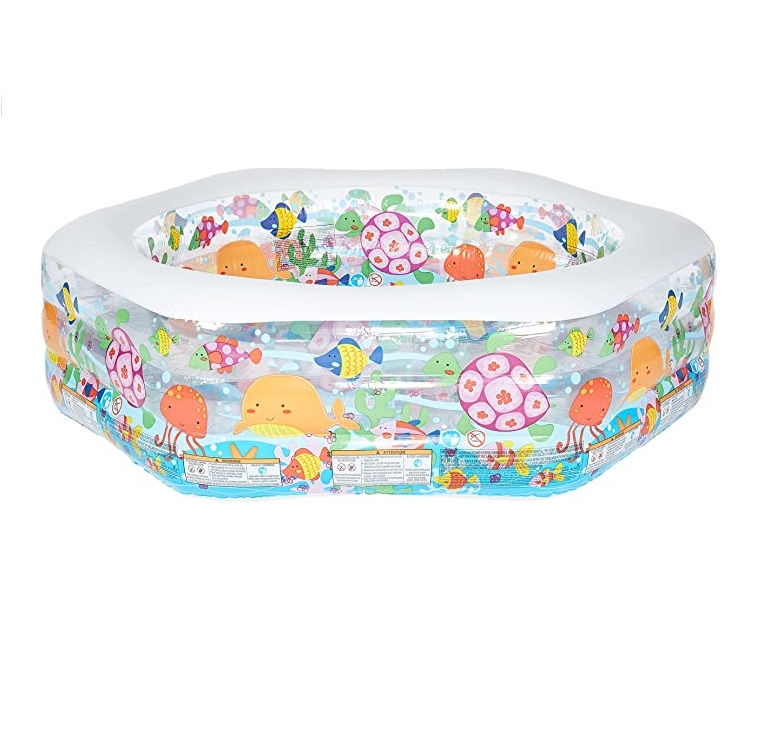 Ocean Reef Pool Inflatable Family Pools swimming outdoor ground Summer Water Fun with Inflatable Soft Floor Swimming Pool