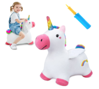 Inflatable Toys Unicorn Hopping Horse Plush Outdoor Indoor Ride On Animal Toys Inflatable Toys Unicorn Hopping Horse Plush Outdoor Indoor Ride On Animal Toys