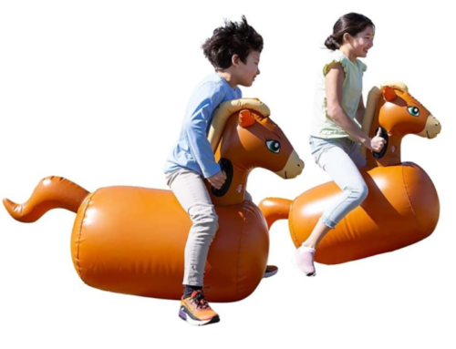 Inflatable Toys Inflatable Ride-On Horses For Active Play Outdoor Indoor Ride On Animal Toys