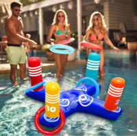 Inflatable Pool Ring Toss Pool Game Beach Floats Outdoor Play Party Favors for Adults Inflatable Pool Ring Toss Pool Game Beach Floats Outdoor Play Party Favors for Adults