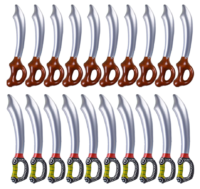 Inflatable Pirate Swords Inflatable Swords Inflated Knife for Pirate Theme Party Inflatable Pirate Swords Inflatable Swords Inflated Knife for Pirate Theme Party
