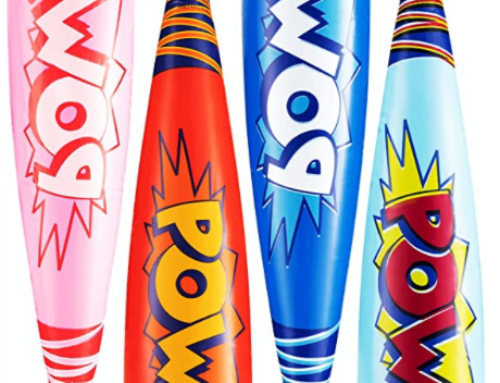 Inflatable Baseball Bats Oversized 20 Inch Inflatable Toy Bat