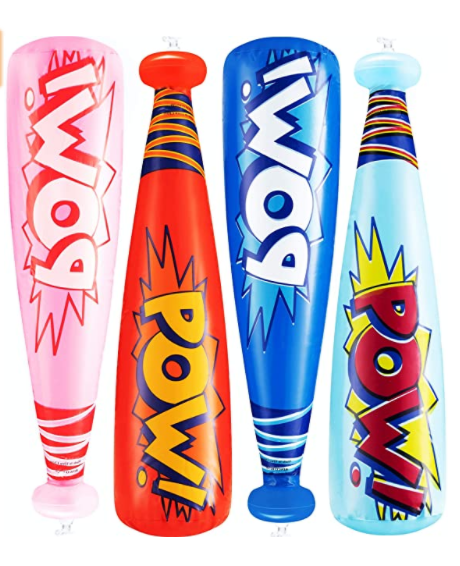 Inflatable Baseball Bats Oversized 20 Inch Inflatable Toy Bat