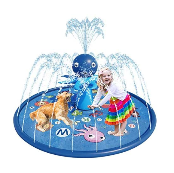 Splash Pads for Toddlers Baby Splash Pad Sprinkler for Kids Outside Backyard