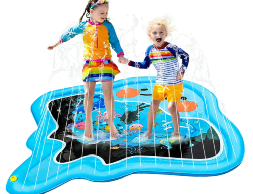 Inflatable sprinkler Splash Pads Sprinkler Mat for Kids Toddler Outside Backyard