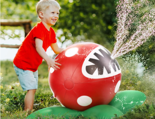 Kids Inflatable Sprinkler Water Toys Plants Fun Outside Gifts