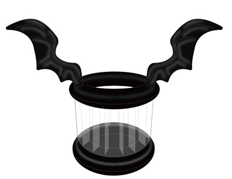Inflatable bat ice bucket Inflatable bat ice bucket