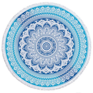 Vintage floral tassel beach towel Vintage floral tassel beach towel