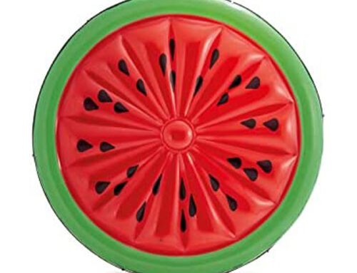 Inflatable watermelon float