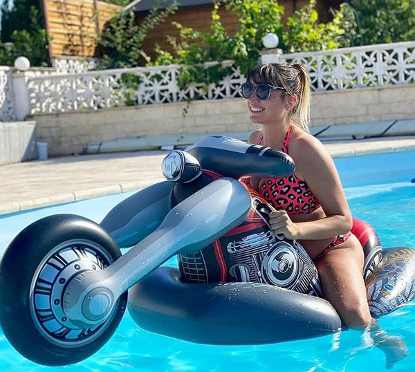 Inflatable motorcycle water riding toy Inflatable motorcycle water riding toy